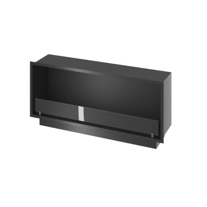 InFire - Χωνευτό Τζάκι BIO 49,4x124,4 cm 6kW μαύρο