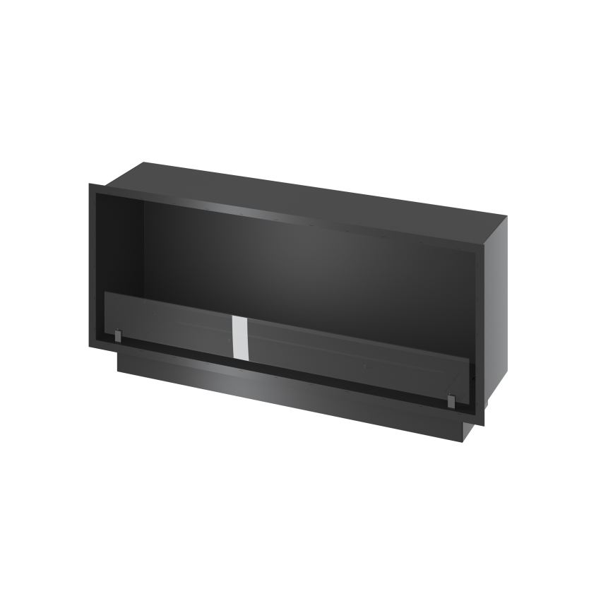 InFire - Χωνευτό Τζάκι BIO 49,4x124,4 cm 6kW μαύρο