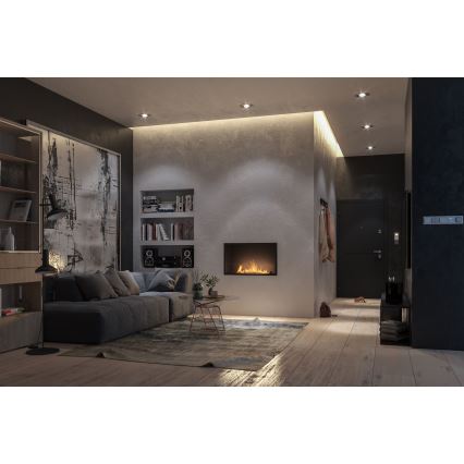 InFire - Χωνευτό Τζάκι BIO 49,4x84,4 cm 3,5kW μαύρο