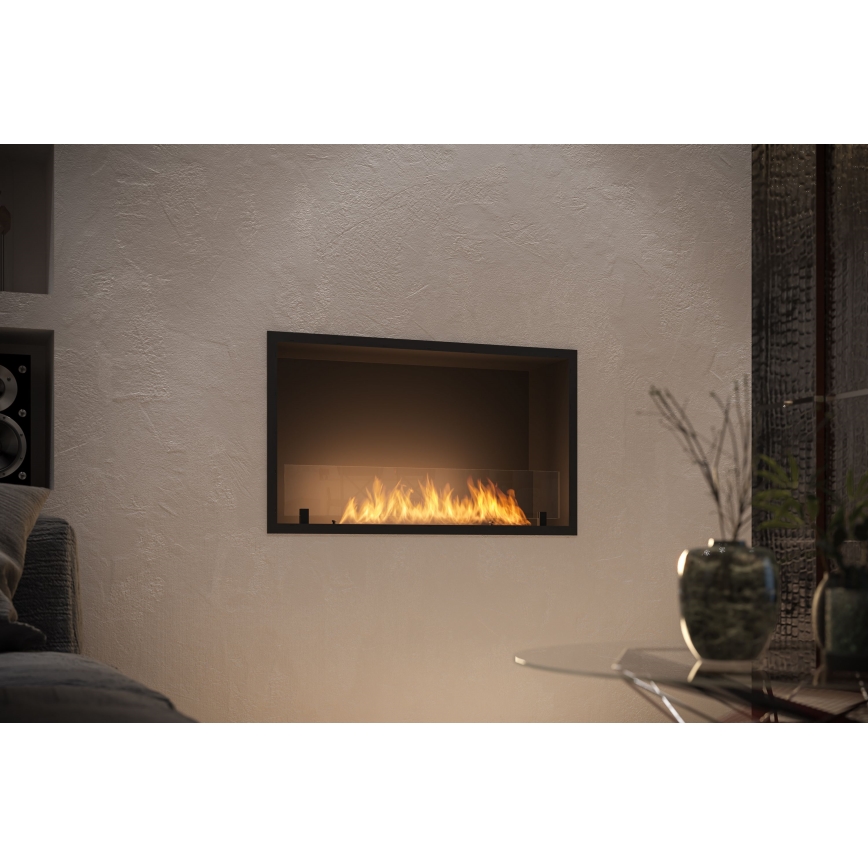 InFire - Χωνευτό Τζάκι BIO 49,4x84,4 cm 3,5kW μαύρο