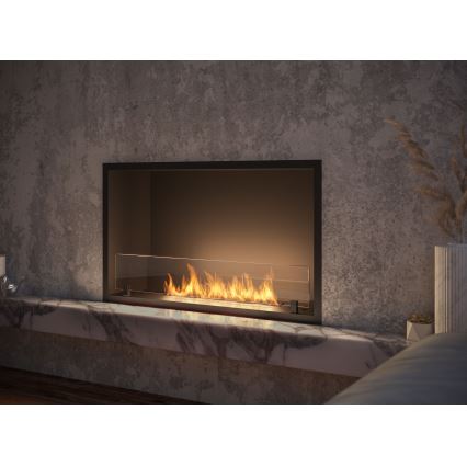 InFire - Χωνευτό Τζάκι BIO 49,4x84,4 cm 3,5kW μαύρο