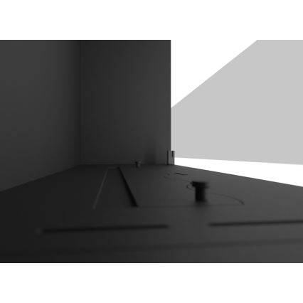InFire - Χωνευτό Τζάκι BIO 49,4x84,4 cm 3,5kW μαύρο