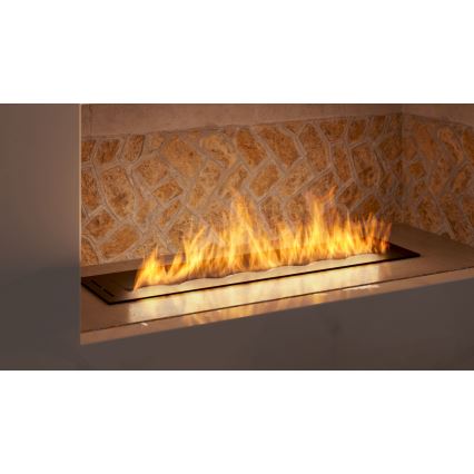 InFire - Χωνευτό Τζάκι BIO 7,5x80 cm 6kW μαύρο