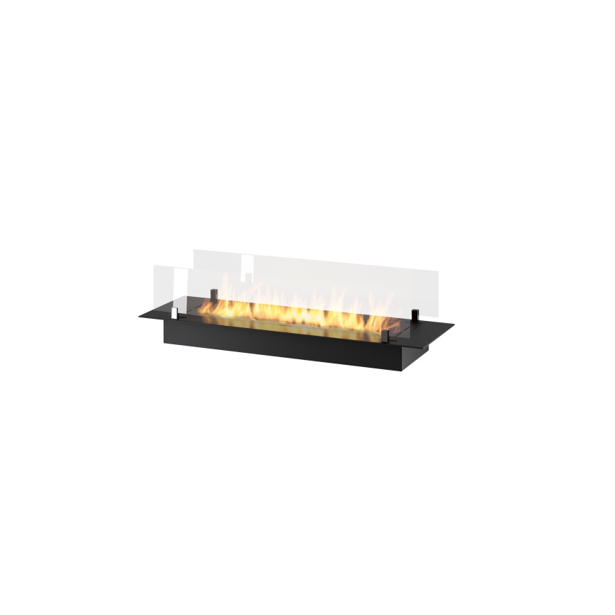 InFire - Χωνευτό Τζάκι BIO 8,5x100 cm 6kW μαύρο