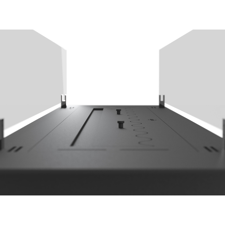 InFire - Χωνευτό Τζάκι BIO 8,5x100 cm 6kW μαύρο