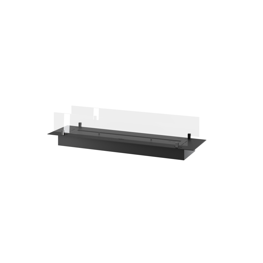 InFire - Χωνευτό Τζάκι BIO 8,5x120 cm 6kW μαύρο