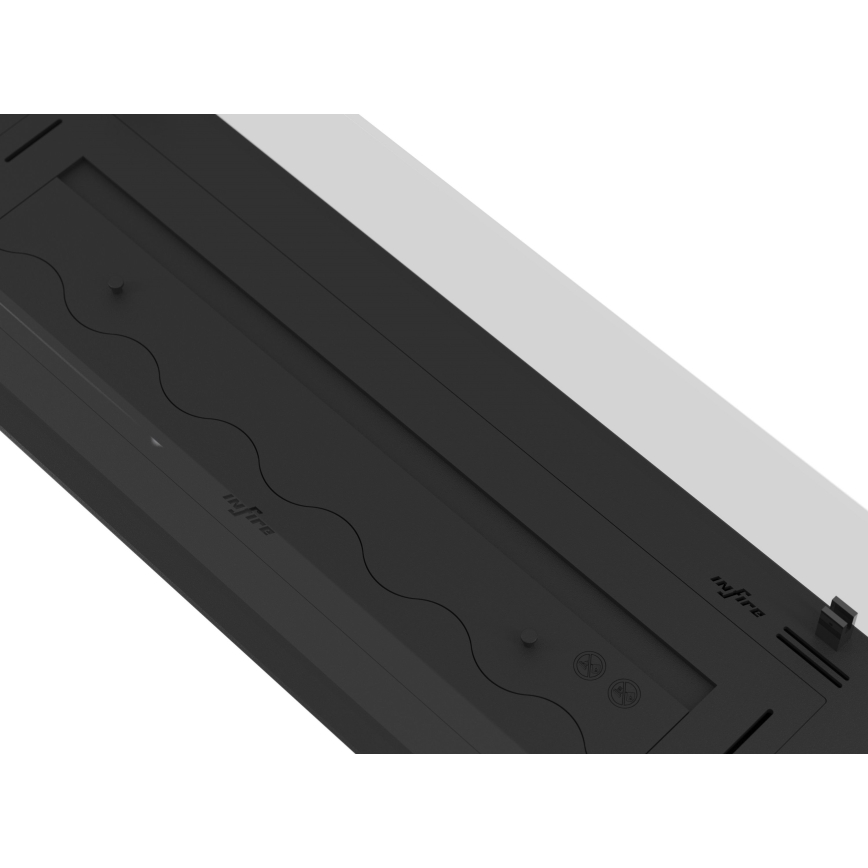 InFire - Χωνευτό Τζάκι BIO 8,5x120 cm 6kW μαύρο
