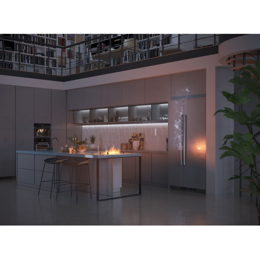 InFire - Χωνευτό Τζάκι BIO 8,5x60 cm 3,5kW μαύρο