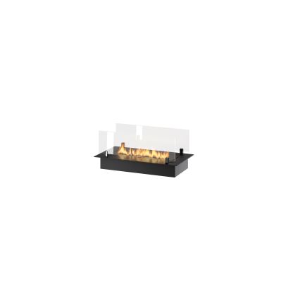 InFire - Χωνευτό Τζάκι BIO 8,5x60 cm 3,5kW μαύρο