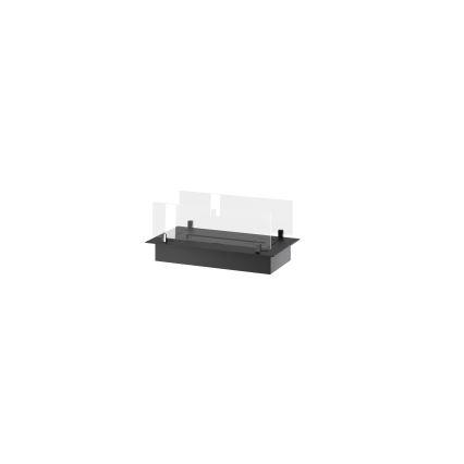 InFire - Χωνευτό Τζάκι BIO 8,5x60 cm 3,5kW μαύρο
