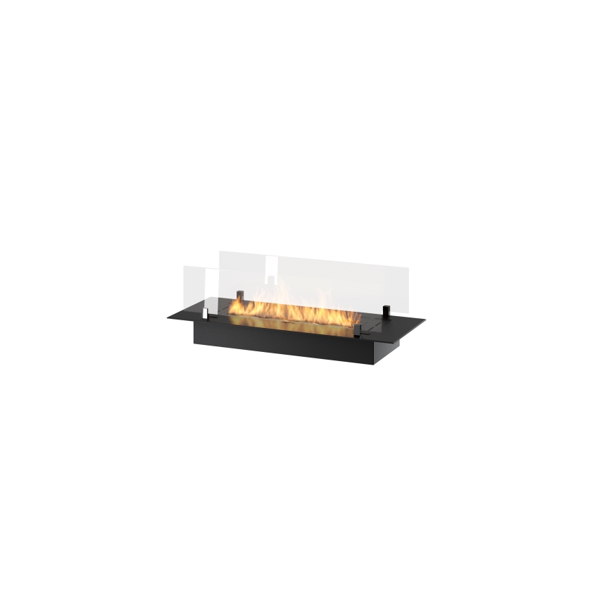 InFire - Χωνευτό Τζάκι BIO 8,5x80 cm 3,5kW μαύρο
