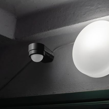 Infrared Εξωτερικού χώρου αισθητήρας κίνησης 240° 600W/230V IP65 μαύρο