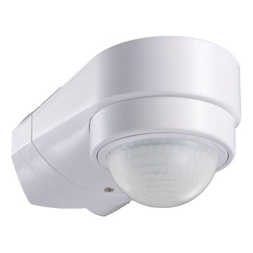 Infrared Εξωτερικού χώρου αισθητήρας κίνησης 240° 600W/230V IP65 λευκό