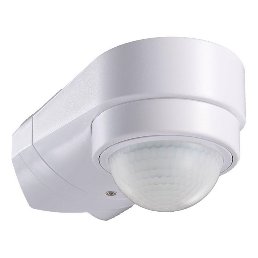 Infrared Εξωτερικού χώρου αισθητήρας κίνησης 240° 600W/230V IP65 λευκό