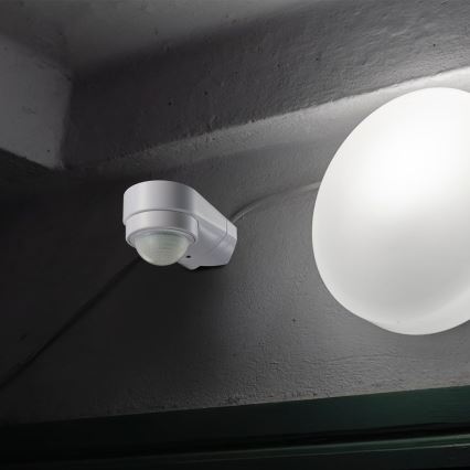 Infrared Εξωτερικού χώρου αισθητήρας κίνησης 240° 600W/230V IP65 λευκό