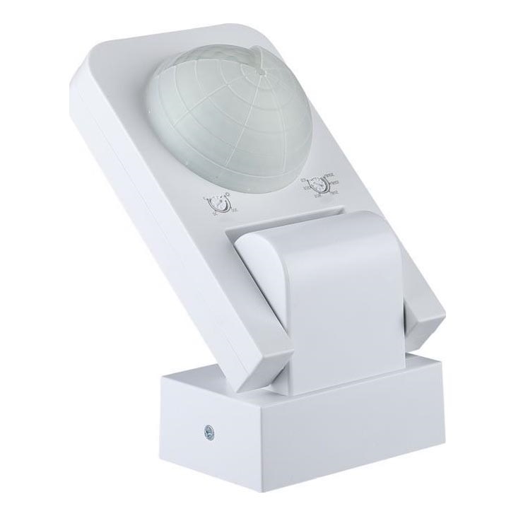 Infrared Εξωτερικού χώρου αισθητήρας κίνησης 360° 1000W/230V IP65 λευκό