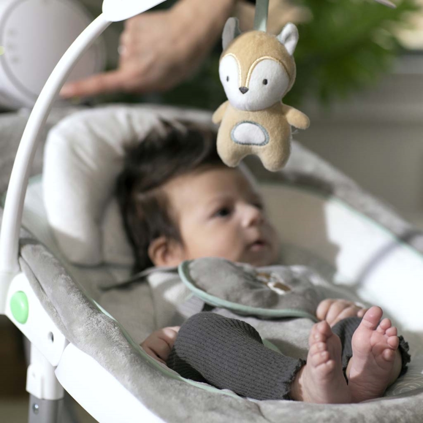 Ingenuity - Κούνια μωρού με δόνηση και μελωδία ANYWAY SWAY RAY 4xLR14