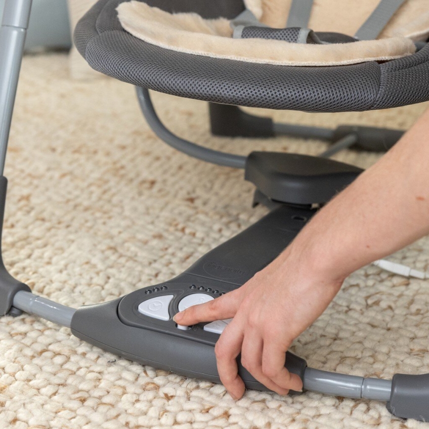 Ingenuity - Κούνια μωρού με δόνηση και μελωδία EVERY SEASON 3xC γκρι