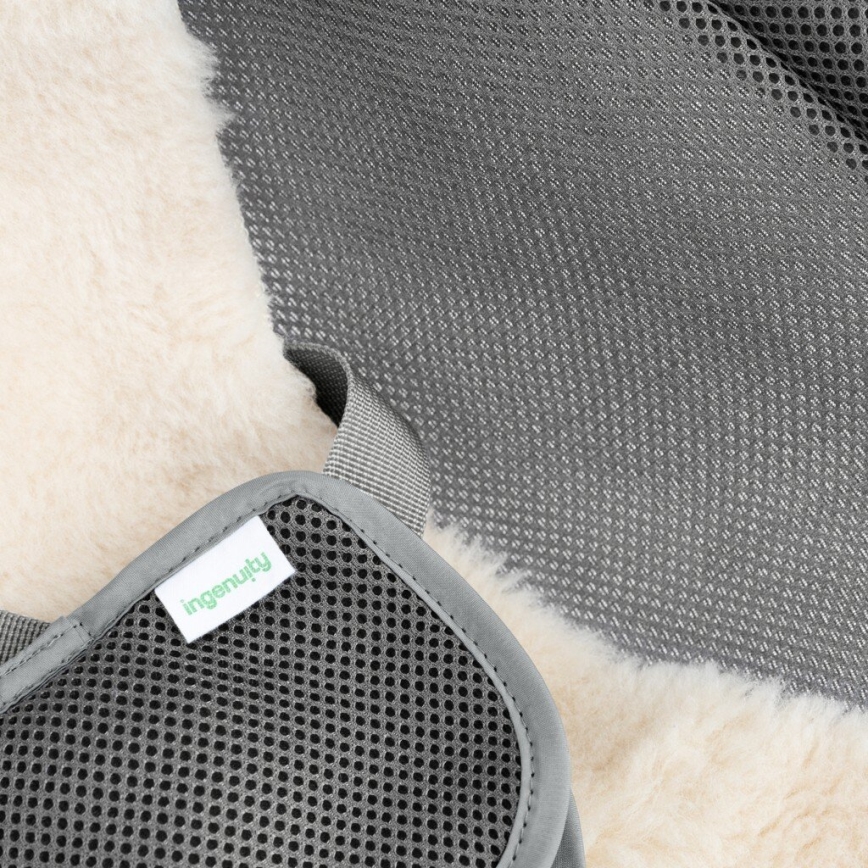 Ingenuity - Παιδικό κουνιστό κρεβατάκι με δόνηση και μελωδία EVERY SEASON WESLEY 3xC γκρι