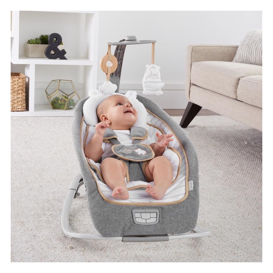 Ingenuity - Βρεφικό relax με δόνηση με μουσική  BOUTIQUE 3xLR14