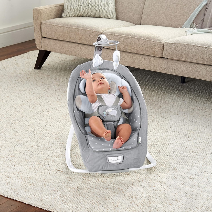 Ingenuity - Κούνια μωρού με μελωδία CUDDLE LAMB 3xLR14