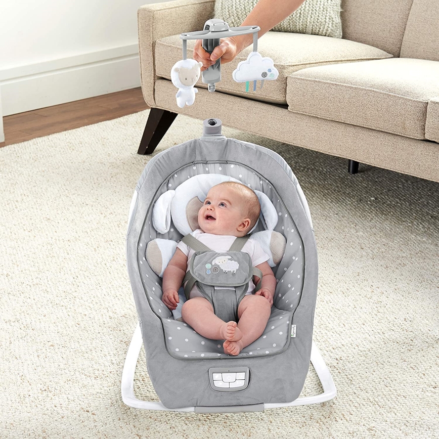 Ingenuity - Κούνια μωρού με μελωδία CUDDLE LAMB 3xLR14