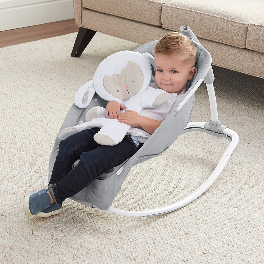 Ingenuity - Κούνια μωρού με μελωδία CUDDLE LAMB 3xLR14