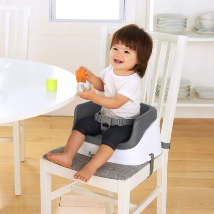 Ingenuity - Φορητό καθισματάκι φαγητού 2σε1 SMARTCLEAN TODDLER γκρι