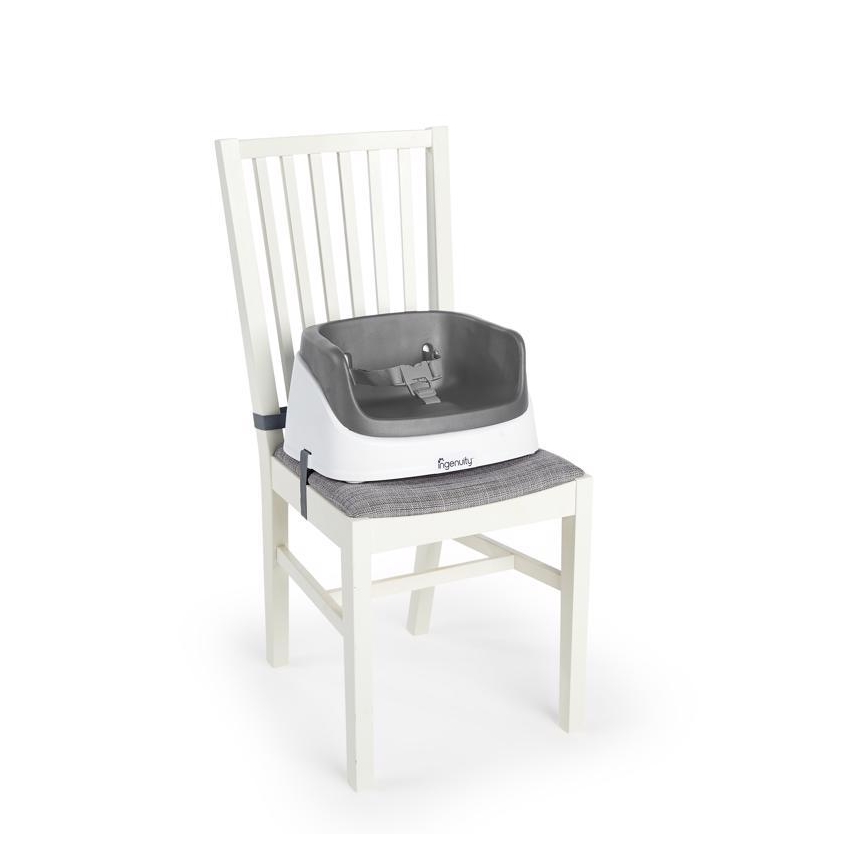 Ingenuity - Φορητό καθισματάκι φαγητού 2σε1 SMARTCLEAN TODDLER γκρι