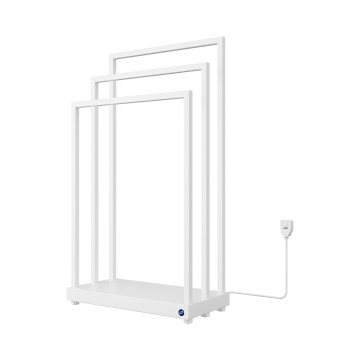 Instal Projekt - Ηλεκτρική πετσετοκρεμάστρα MOBE 105W 90x50 cm μαύρη