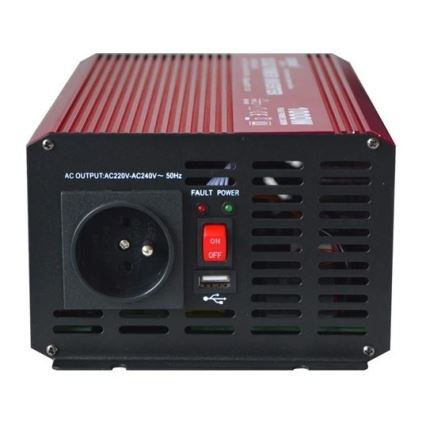 Inverter CARSPA 1000W/12/230V + USB