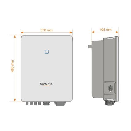 Inverter δικτύου για φωτοβολταϊκά SUNGROW SG12.RT 12000W IP65