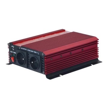 Inverter - μετατροπέας τάσης 1000W/12/230V + USB