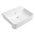 Isvea - Ημιεπιτραπέζιος νιπτήρας SOTT AQUA 59x49 cm κεραμικό/λευκό