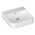 Isvea - Επιτραπέζιος/κρεμαστός νιπτήρας SOTT AQUA 50x50 cm κεραμικός/λευκός