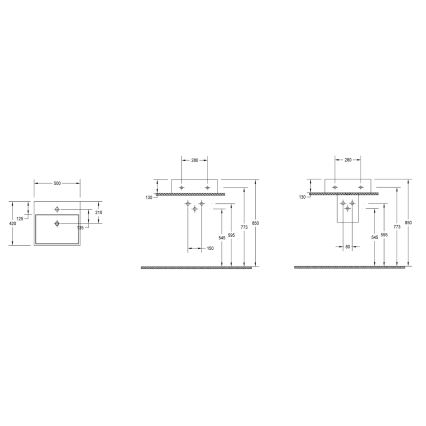 Isvea - Επιτραπέζιος νιπτήρας PURITY 50x42 cm κεραμικός/λευκός
