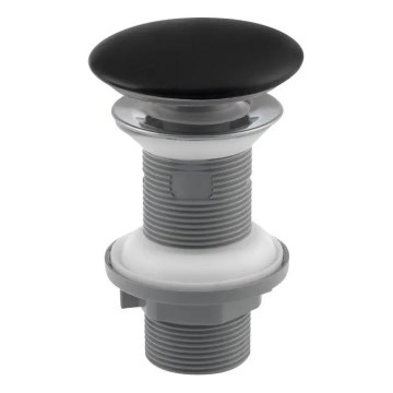 Isvea - Βαλβίδα αποχέτευσης νιπτήρα Ø 7,2 εκ., μαύρο ματ