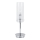 ITALUX - Eπιτραπέζιο φωτιστικό MAX 1xE27/60W/230V γυαλιστερό χρώμιο/διαφανή
