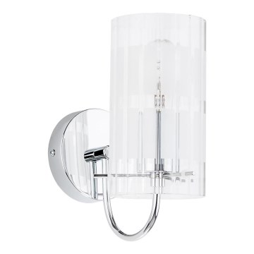 ITALUX - Φωτιστικό τοίχου MAX 1xE27/60W/230V γυαλιστερό χρώμιο