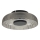 ITALUX - Φωτιστικό οροφής LED PASSO LED/8W/230V 3000K Ø 25 cm καπνιστό μαύρο