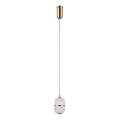 ITALUX - Κρεμαστό φωτιστικό ALANI σε καλώδιο, LED/6W/230V 3000K, χρυσό