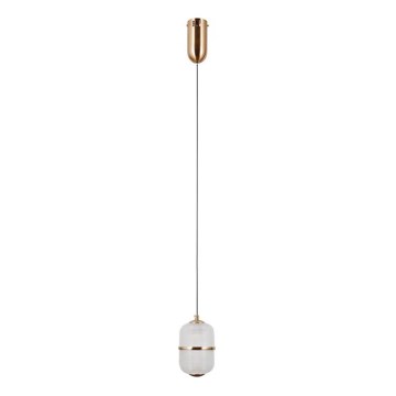 ITALUX - Κρεμαστό φωτιστικό ALANI σε καλώδιο, LED/6W/230V 3000K, χρυσό