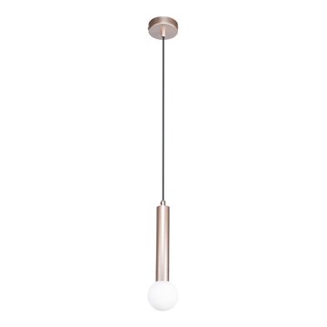 ITALUX - Κρεμαστό φωτιστικό FILANO με καλώδιο 1xG9/5W/230V ροζ χρυσό