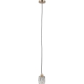 ITALUX - Κρεμαστό φωτιστικό TORNO με καλώδιο 1xE14/40W/230V, χρυσό