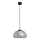 ITALUX - Κρεμαστό φωτιστικό με καλώδιο AINALE 1xG9/7W/230V μαύρο/καπνιστό μαύρο