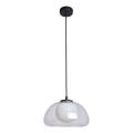 ITALUX - Κρεμαστό φωτιστικό με καλώδιο AINALE 1xG9/7W/230V μαύρο/διάφανο