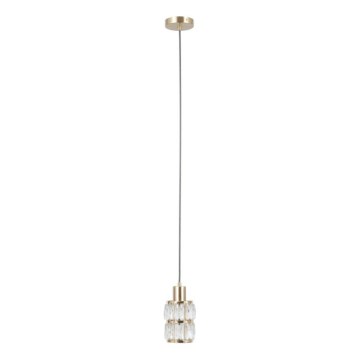 ITALUX - Κρεμαστό φωτιστικό με καλώδιο ALMA 1xE27/40W/230V χρυσό