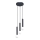 ITALUX - Κρεμαστό φωτιστικό με καλώδιο FILANO 3xG9/5W/230V μαύρο
