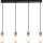 ITALUX - Κρεμαστό φωτιστικό με καλώδιο SANTOS 4xG9/40W/230V, μαύρο