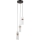 ITALUX - Κρεμαστό φωτιστικό με καλώδιο TARASO 3xE14/40W/230V μαύρο/χρυσό